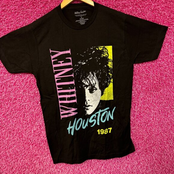 Whitney Houston 1987 Alternate Album Art Dance Pop Tee M - Picture 3 of 4